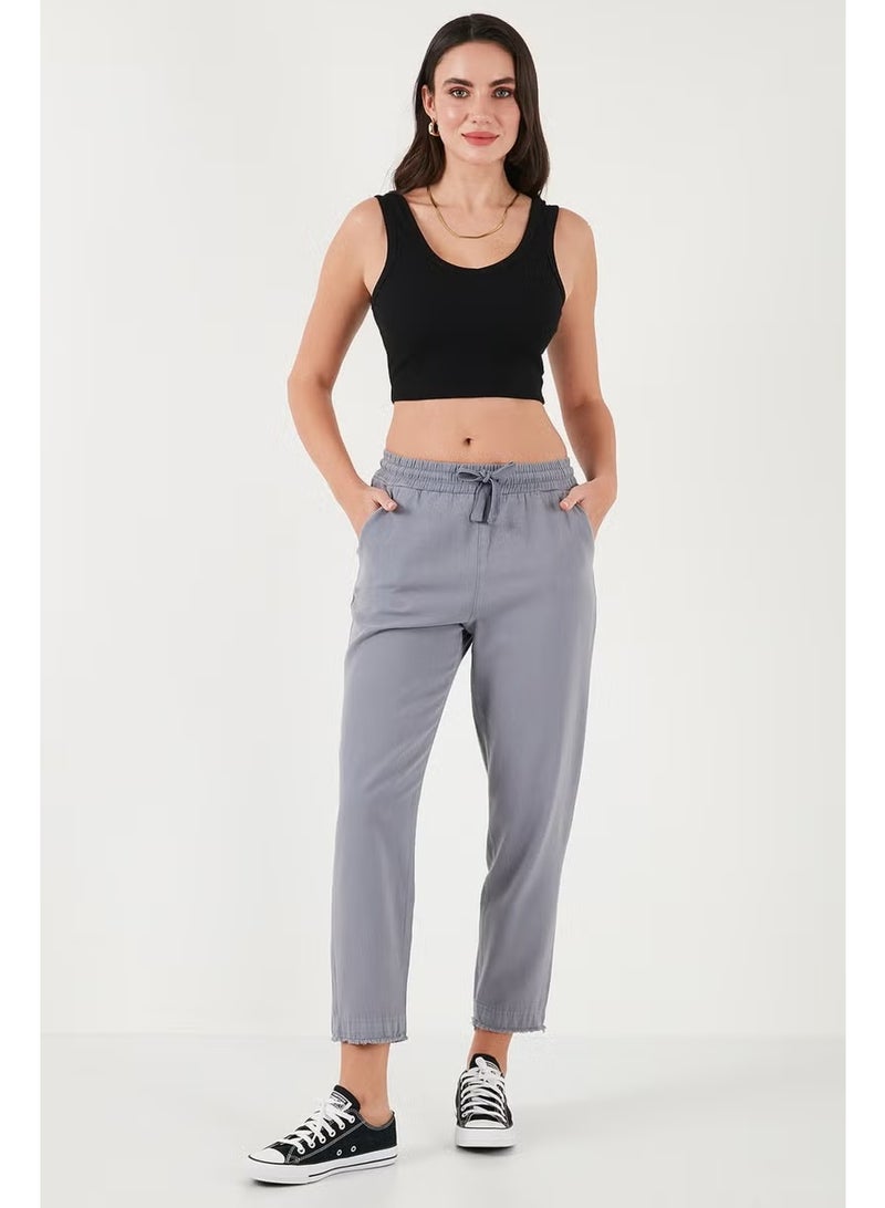 Lela Cotton Normal Waist Regular Fit Straight Leg Pants Women's PANTS 668YP42282S4 - Image 3
